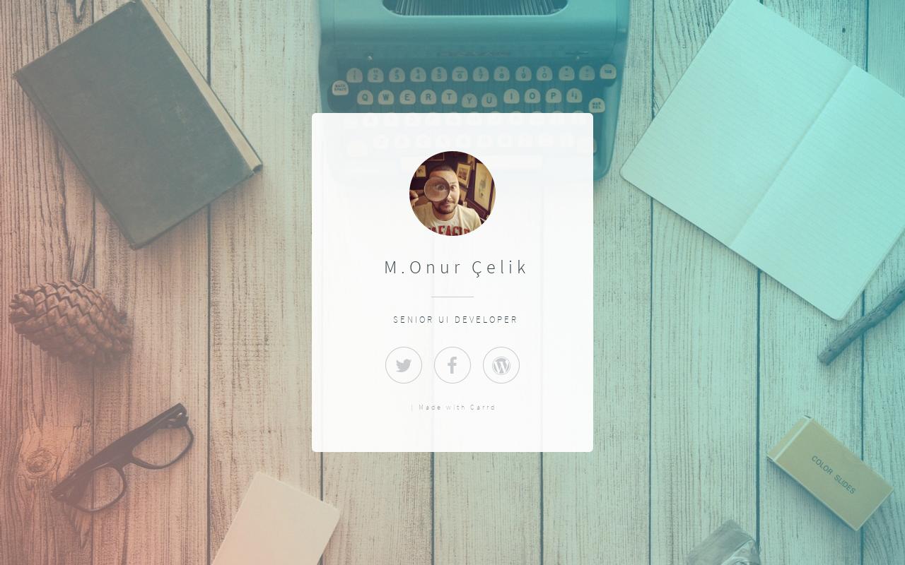 Carrd profile picture for @onur